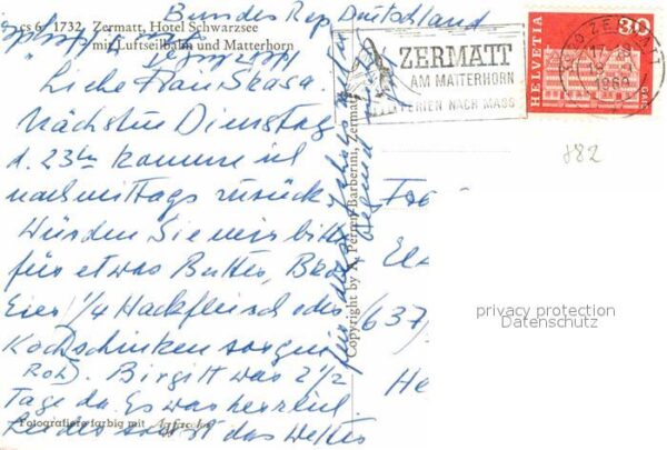 Seilbahn Zermatt Hotel Schwarzsee Matterhorn – Bild 2