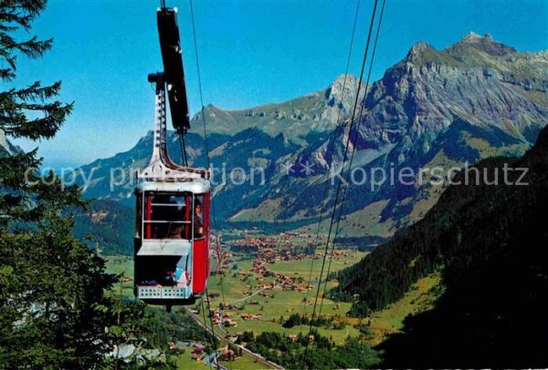 Seilbahn Kandersteg Stock Gemmi Birre Zahlershor