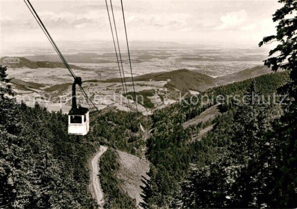 Seilbahn Schauinsland Schwarzwald Freiburg Breis