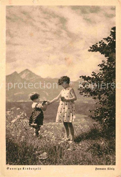 Kinder Child Enfants Sonnige Kinderzeit Foto Hermann König