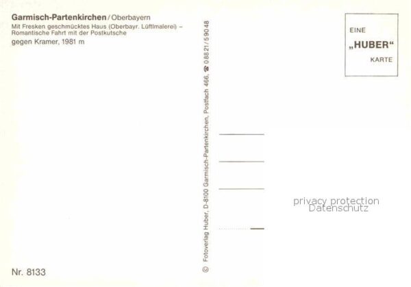 Postkutsche Garmisch-Partenkirchen Fresken Haus Kra – Bild 2