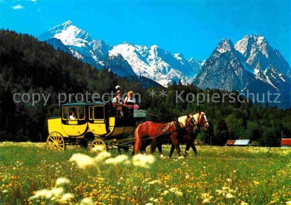 Postkutsche Garmisch-Partenkirchen Zugspitzgruppe