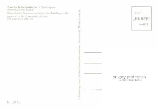 Postkutsche Garmisch-Partenkirchen Frühlingsstrasse – Bild 2