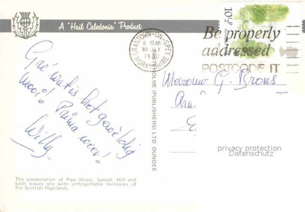 Dudelsack Piper Scotland – Bild 2