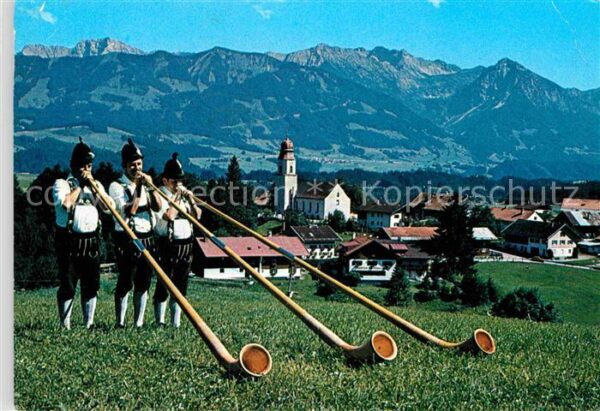 Alphorn Alphornbläser Ofterschwang