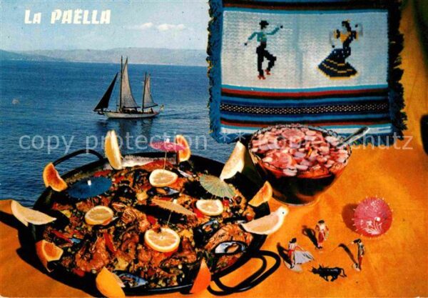 Lebensmittel Paella Rezept