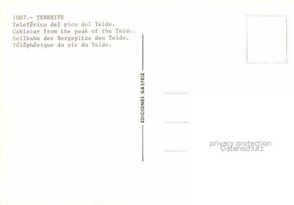 Seilbahn Teleferico Pico del Teide Tenerife – Bild 2