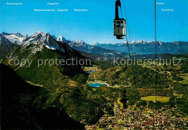 Seilbahn Karwendel Mittenwald Zugspitzgruppe