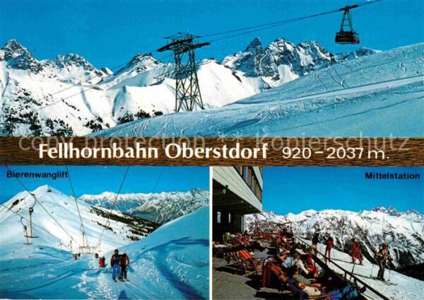Seilbahn Fellhorn Oberstdorf Mittelstation Biere