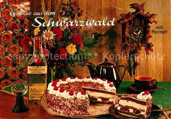 Lebensmittel Schwarzwälder Kirschtorte Rezept Kuckuc