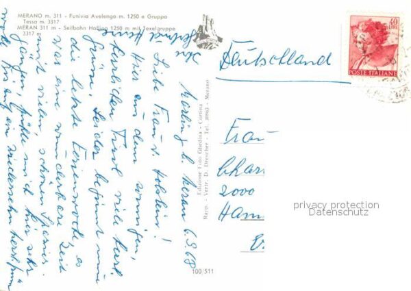 Seilbahn Funivia Avelengo Merano Gruppo Tessa – Bild 2