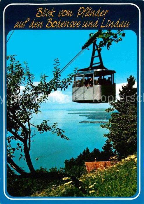 Seilbahn Pfänder Bregenz Bodensee Lindau