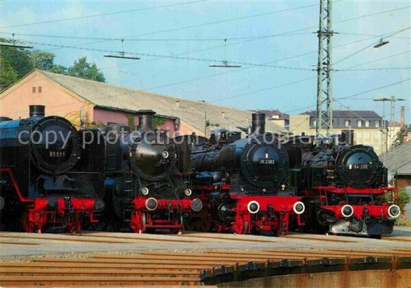 Lokomotive Parade Dampflokomotiven Bahnbetriebswer