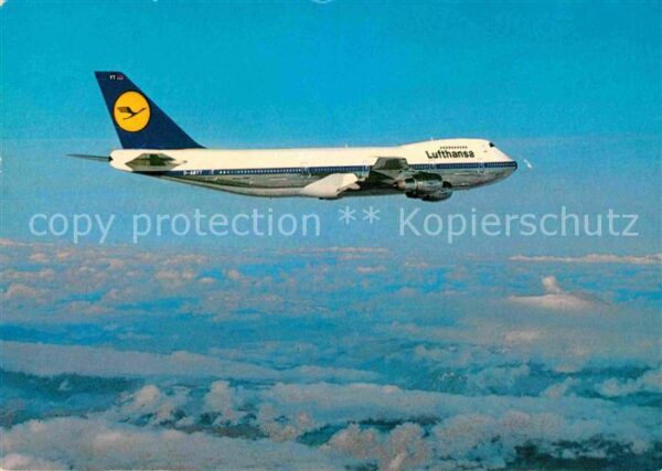 Lufthansa Boeing B-747 D Jumbo Jet