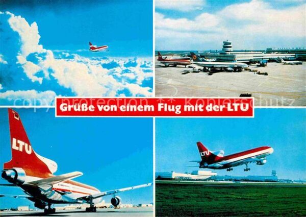 Flugzeuge Zivil Flughafen Düsseldorf LTU