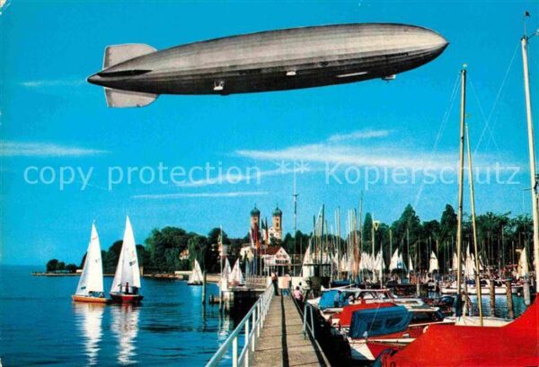 Zeppelin Luftschiff Hindenburg LZ-129 Yachthafen