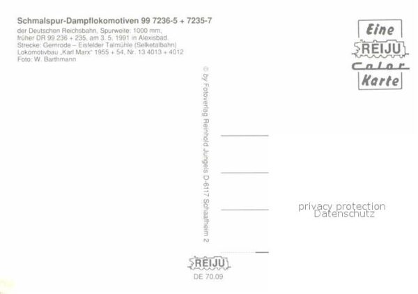Lokomotive Schmalspur-Dampflokomotive 997236-5 997 – Bild 2