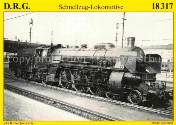 Lokomotive Dampf-Schnellzug-Lokomotive 18317 Deuts