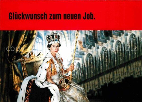 Adel England Königin Elizabeth II. Krönung Werbung B