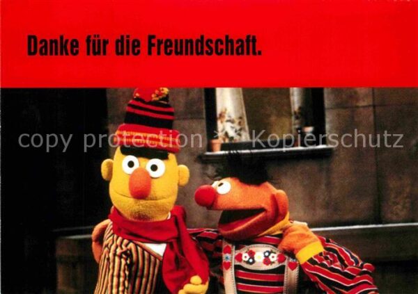 TV Serien Sesamstrasse Ernie und Bert Werbung Bil