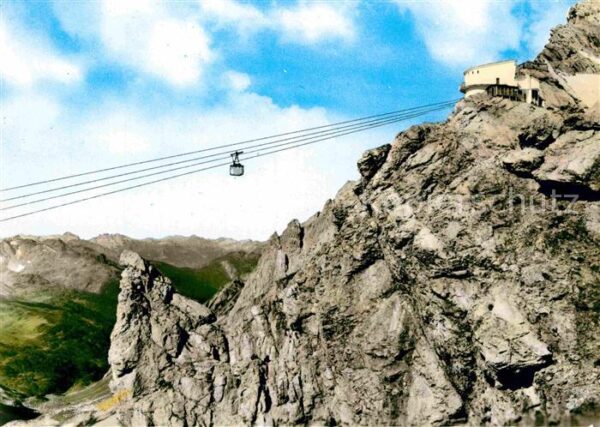 Seilbahn Station Vallugagrat Rhätikon