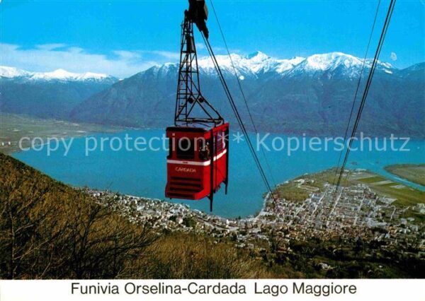 Seilbahn Funivia Orselina-Cardada Lago Maggiore