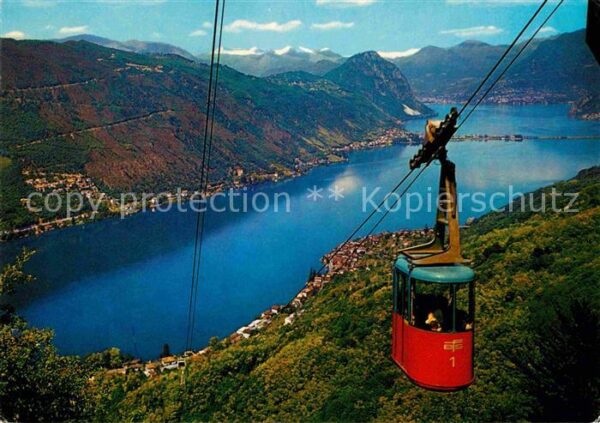 Seilbahn Funivia Brusino Serpiano Lago di Lugano