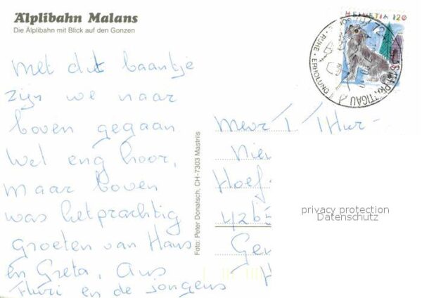 Seilbahn Älpli Malans Gonzen – Bild 2