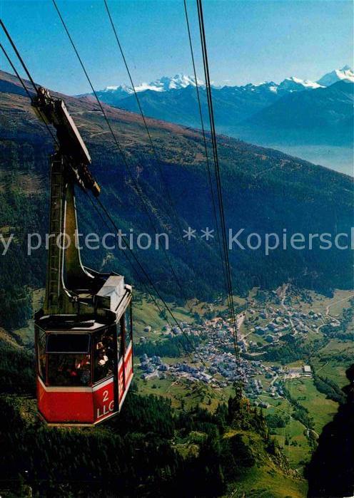 Seilbahn Leukerbad-Gemmi Mischabel Weisshorn