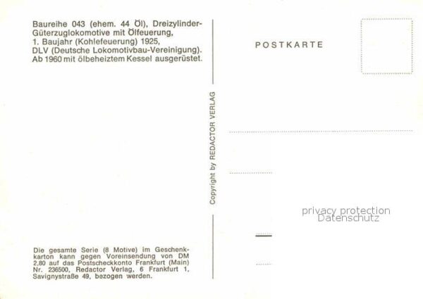 Lokomotive Dreizylinder-Güterzuglokomotive 043 746 – Bild 2