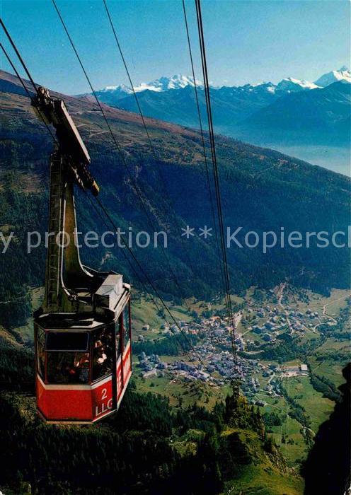 Seilbahn Leukerbad-Gemmi Mischabel Weisshorn
