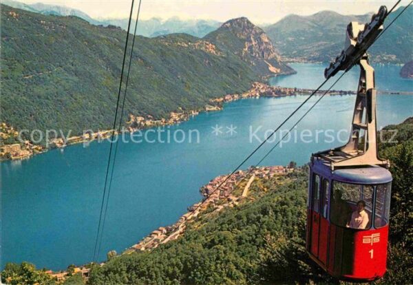 Seilbahn Funivia Brusino Serpiano Lago di Lugano