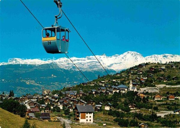 Seilbahn Cret du Midi Vercorin Rohrbachstein Mt.
