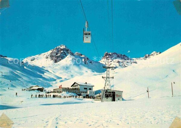 Seilbahn Marguns-Celerina Bergstation Bergrestau