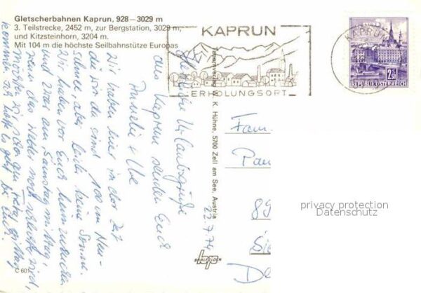 Seilbahn Gletscherbahnen Kaprun Kitzsteinhorn – Bild 2