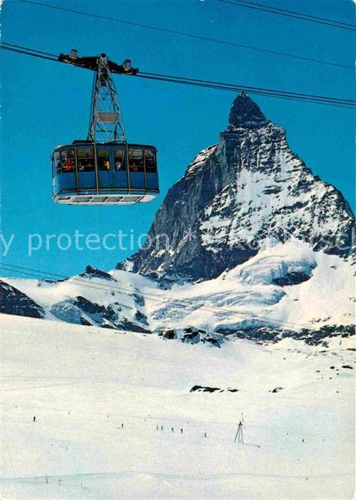 Seilbahn Trockener Steg Zermatt Matterhorn Mt. C