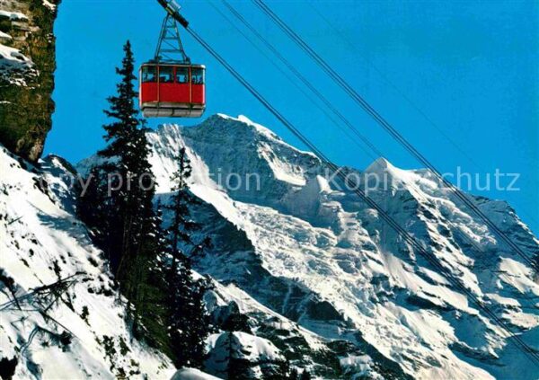 Seilbahn Wengen Männlichen Jungfrau