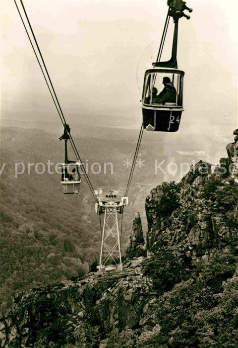 Seilbahn Thale Bodetal Hexentanzplatz