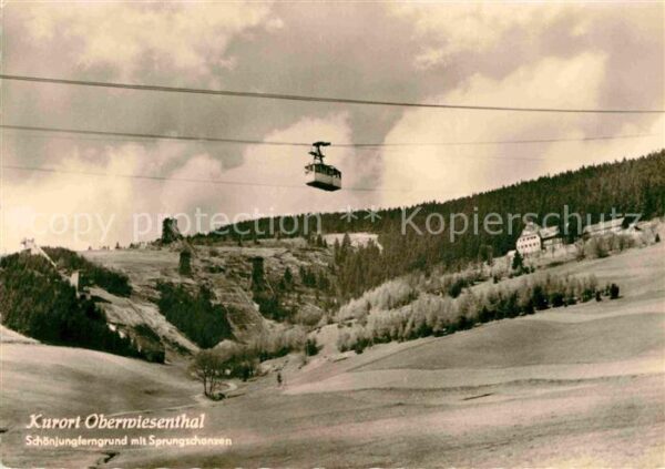 Seilbahn Oberwiesenthal Schönjungferngrund Sprun