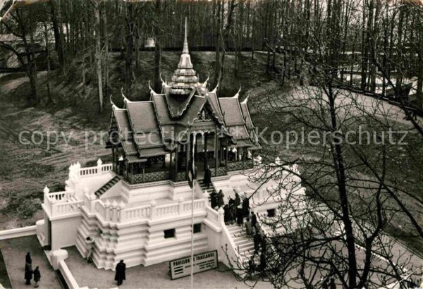Exposition Universelle Bruxelles 1958 Pavillon de la Thailande