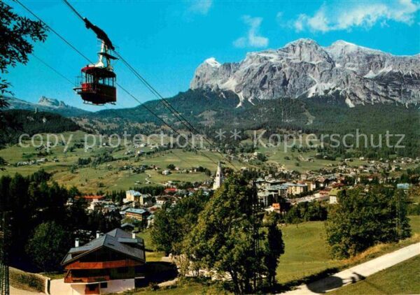 Seilbahn Funivia Cortina Faloria Tofane Dolomiti