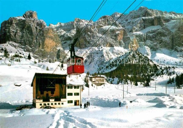 Seilbahn Funivia Piz Sella Plan de Gralba Val Ga