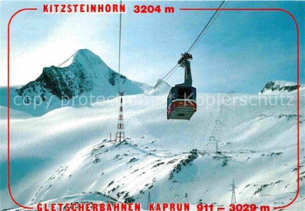 Seilbahn Gletscherbahnen Kaprun Kitzsteinhorn