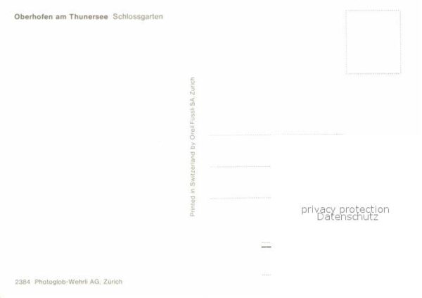 Motorschiffe Oberhofen Thunersee Schlossgarten – Bild 2