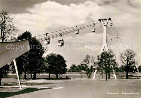 Seilbahn Köln am Rhein Technische Daten