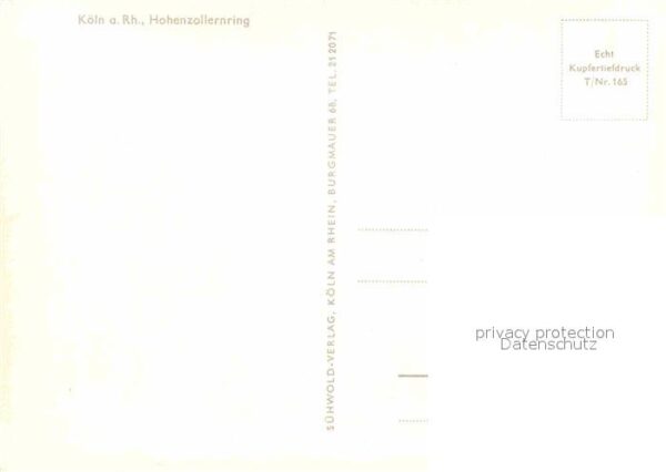 Strassenbahn Köln am Rhein Hohenzollernring – Bild 2