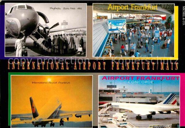 Flughafen Airport Aeroporto Frankfurt am Main Lufthansa Concorde
