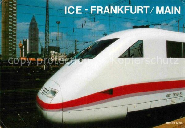 Eisenbahn ICE 401008-8 Frankfurt am Main