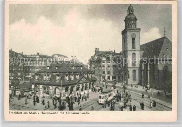 Strassenbahn Frankfurt am Main Hauptwache Katharinen