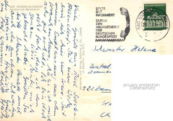 Bad Sooden-Allendorf Sanatorium Balzerborn – Bild 2